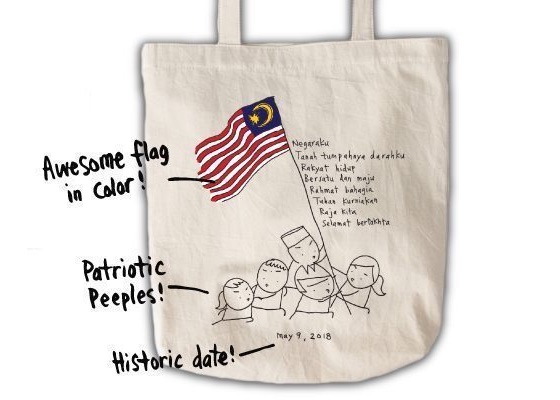 Boey We Are Malaysians Tote Bag - Malaysia's Online Bookstore"