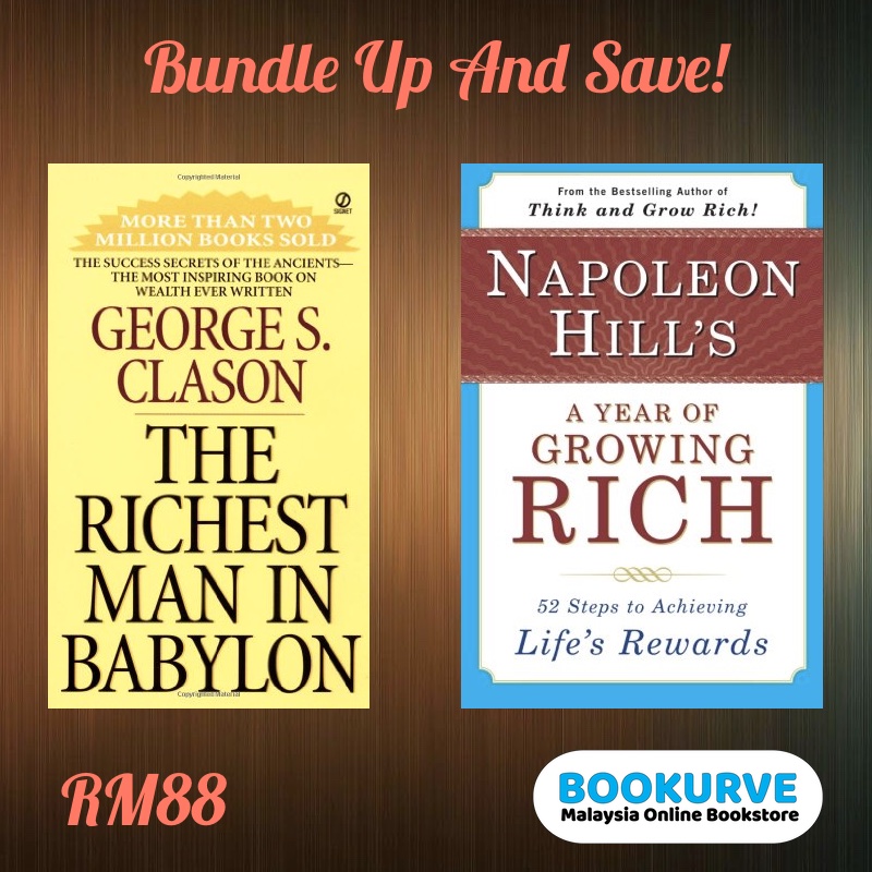 Bundle: The Richest Man in Babylon + Napoleon Hill's a Year of Growing Rich - Malaysia's Online Bookstore"