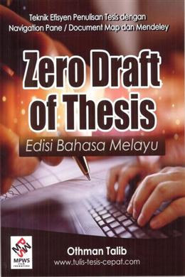 Zero Draft of Thesis (Edisi Bahasa Melayu)  - Malaysia's Online Bookstore"